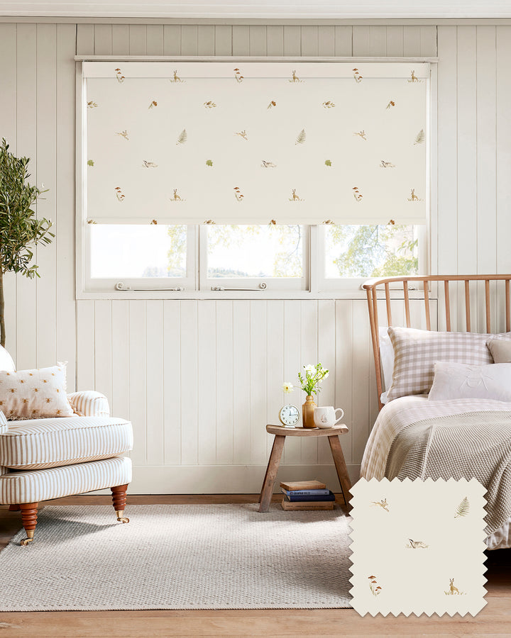 Autumn Friends Neutral Made to Measure Roller Blind