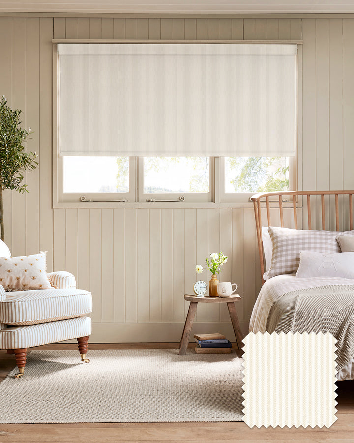 Stamford Thornham Sand Stripe Made to Measure Roller Blind