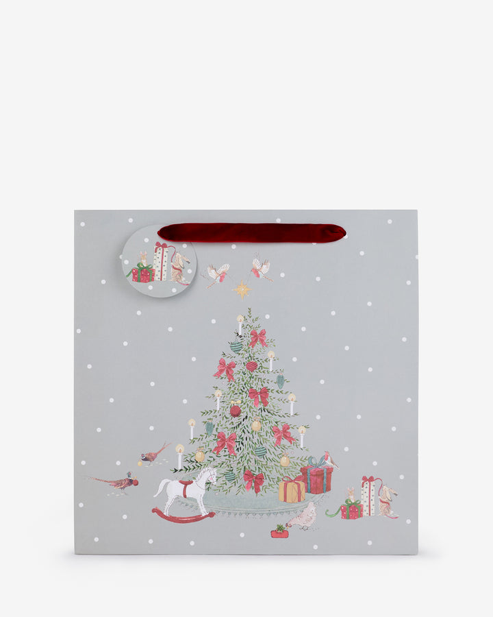 Cosy Christmas Tree Gift Bag