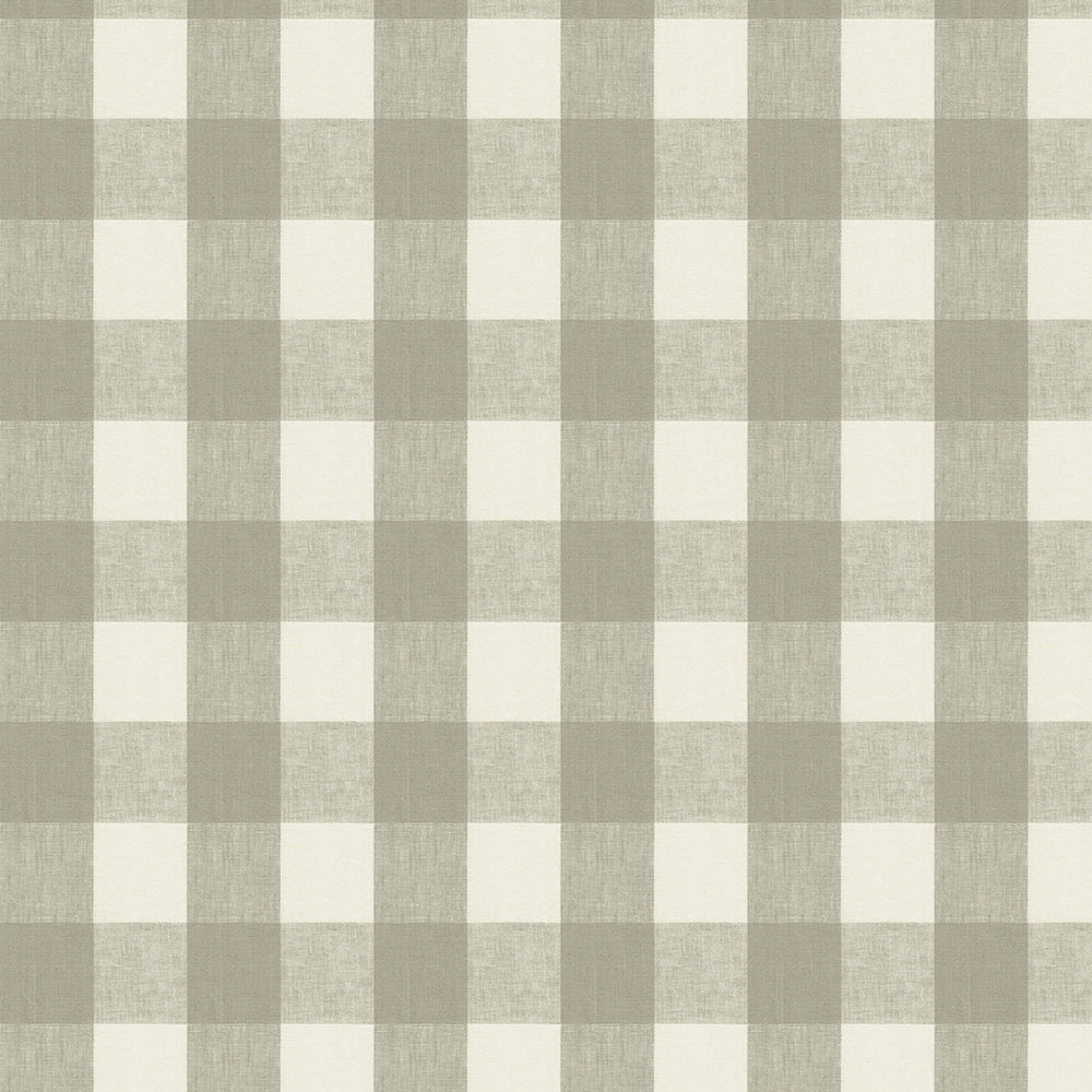 Gingham Warm Stone Made to Measure Roller Blind