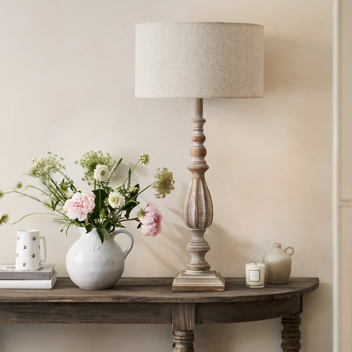 Witham Carved Table Lamp by Sophie Allport