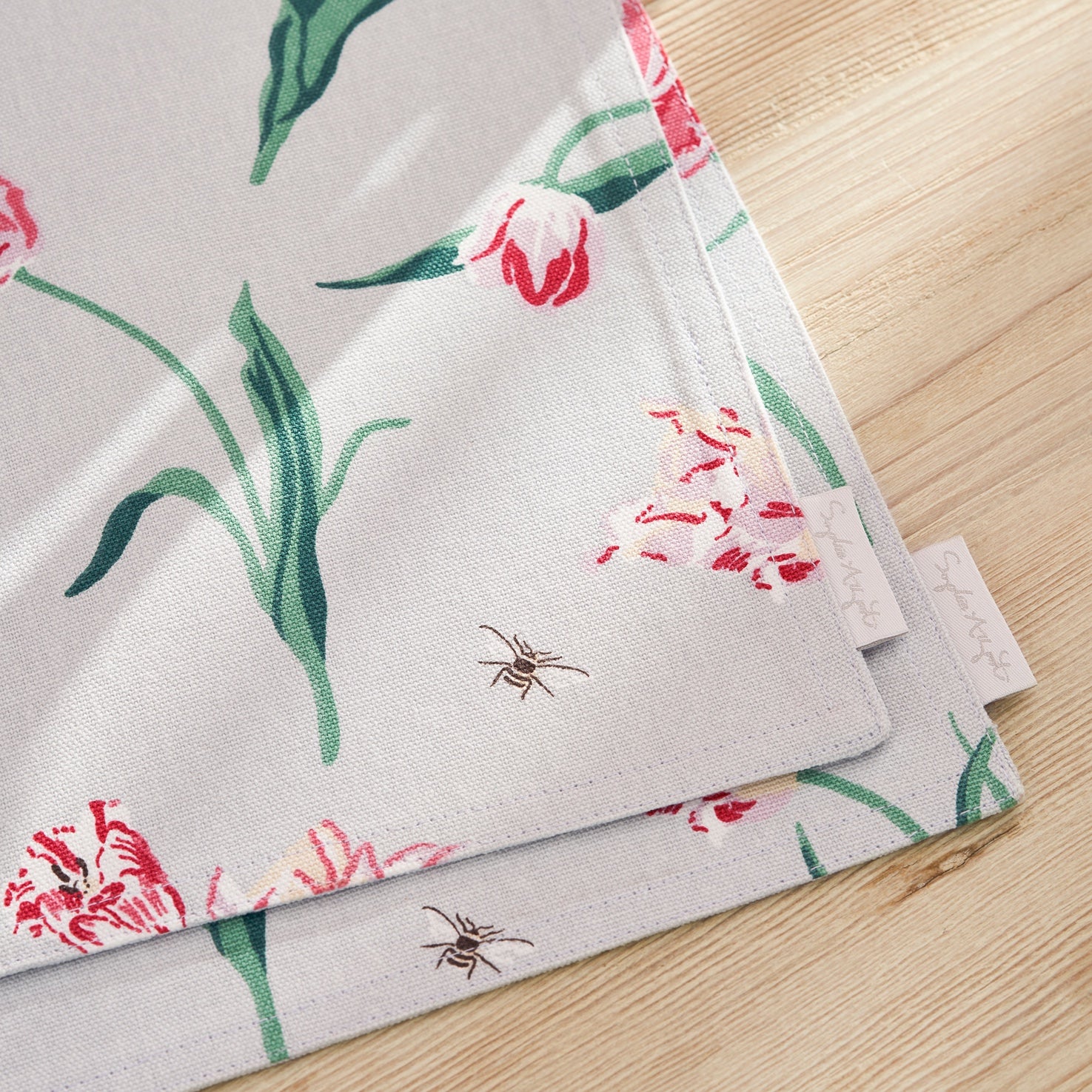 Tulips Fabric Placemats (Set of 2)