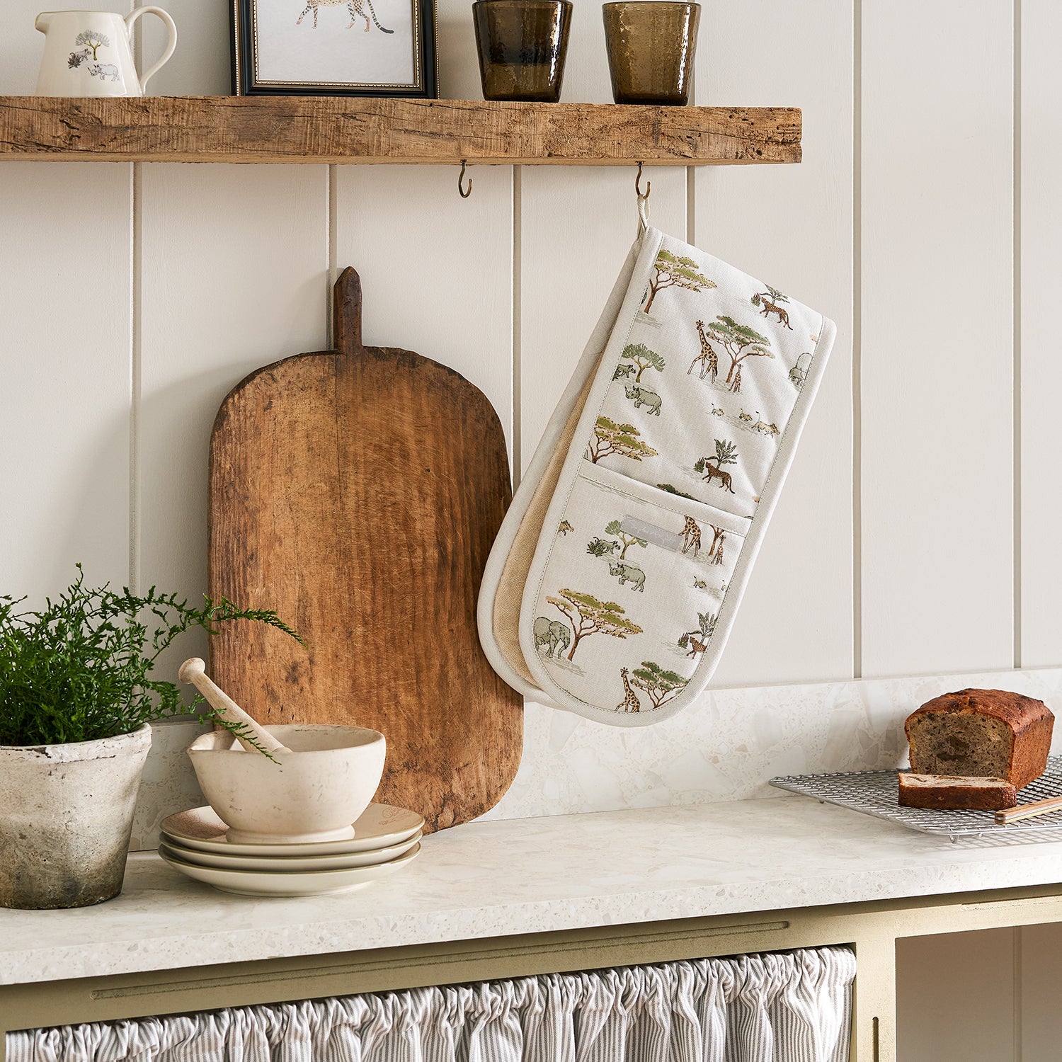 Wild Savannah Double Oven Glove by Sophie Allport