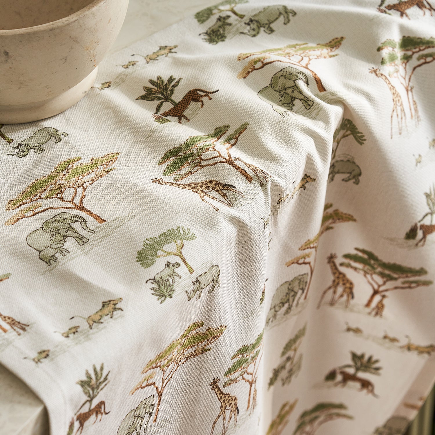 Wild Savannah Tea Towel by Sophie Allport