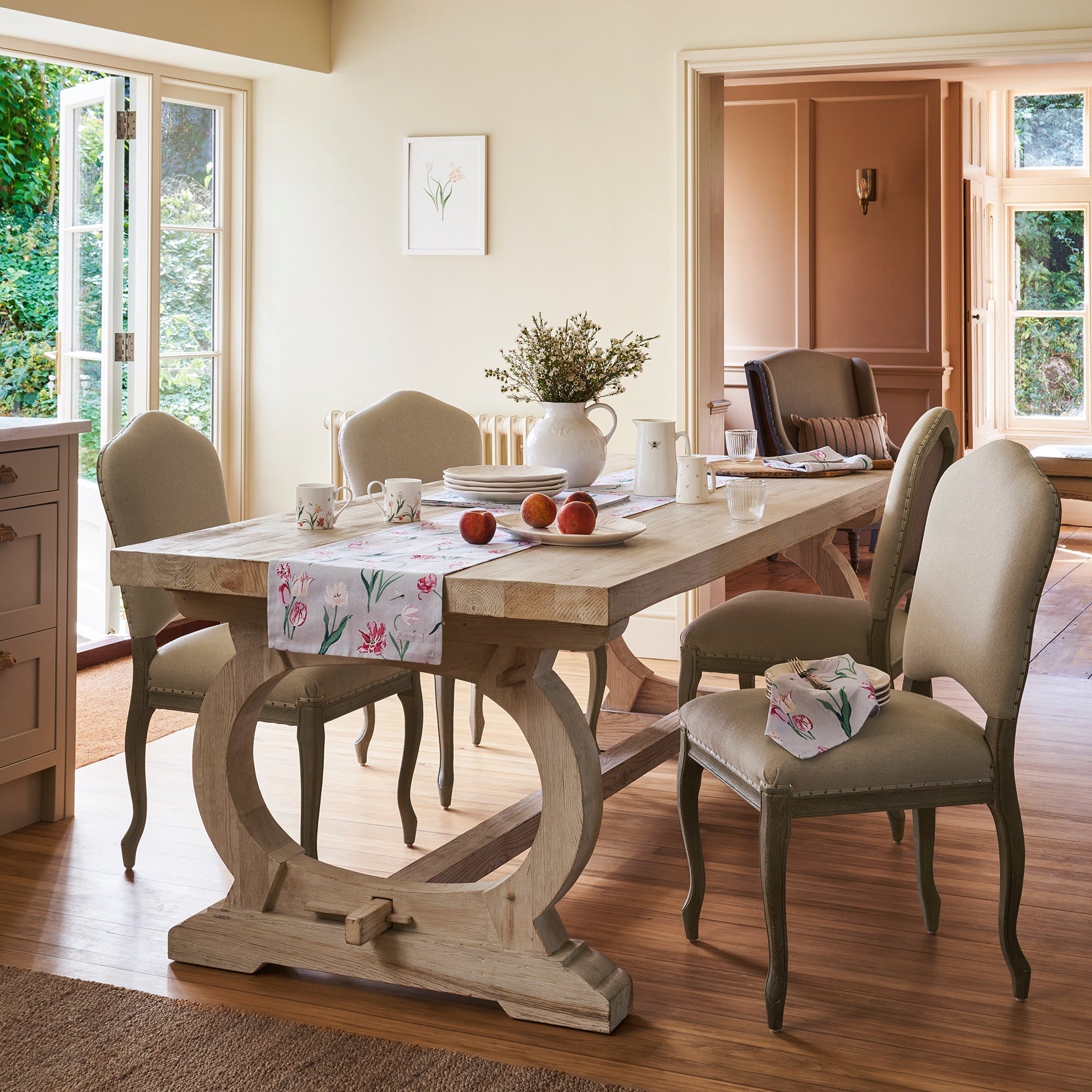 Langham Oval Leg Dining Table