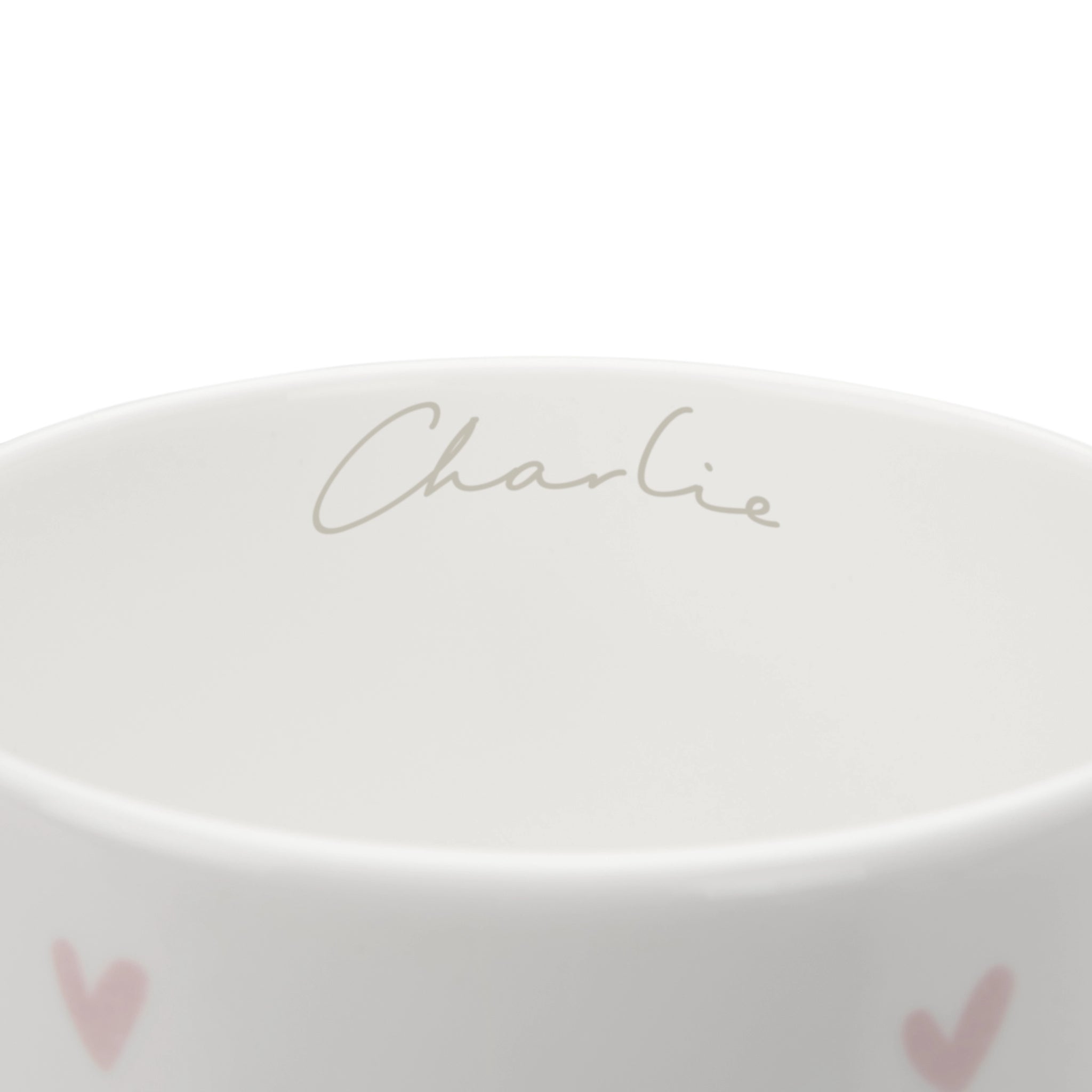 Hearts Pink Mug