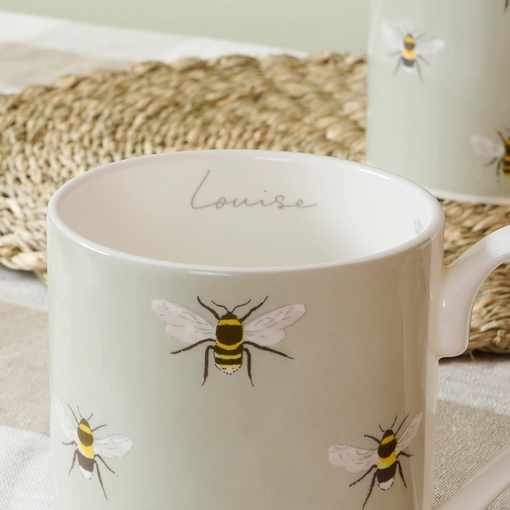 Bees Coloured Mug