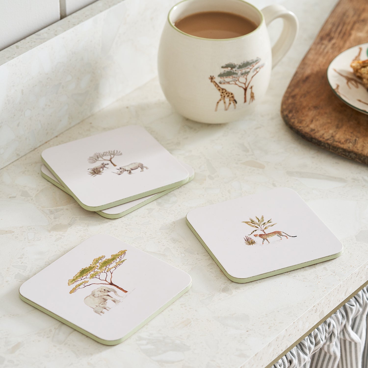 Wild Savannah Coasters by Sophie Allport