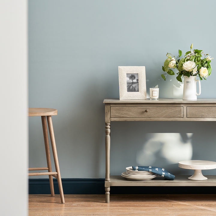 Pale blue paint by Sophie Allport