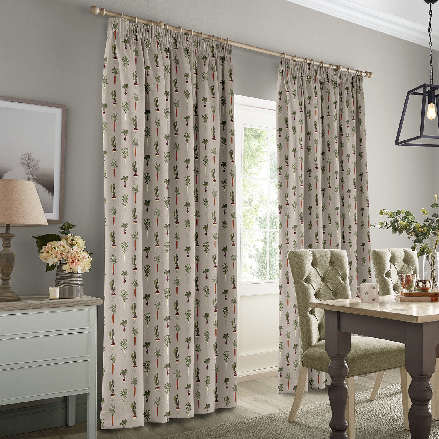 Home Grown Grey Made to Measure Curtains