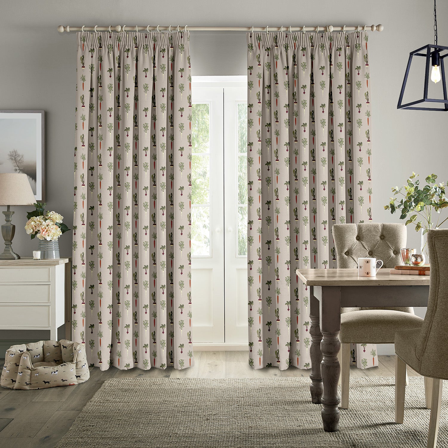 Home Grown Grey Made to Measure Curtains
