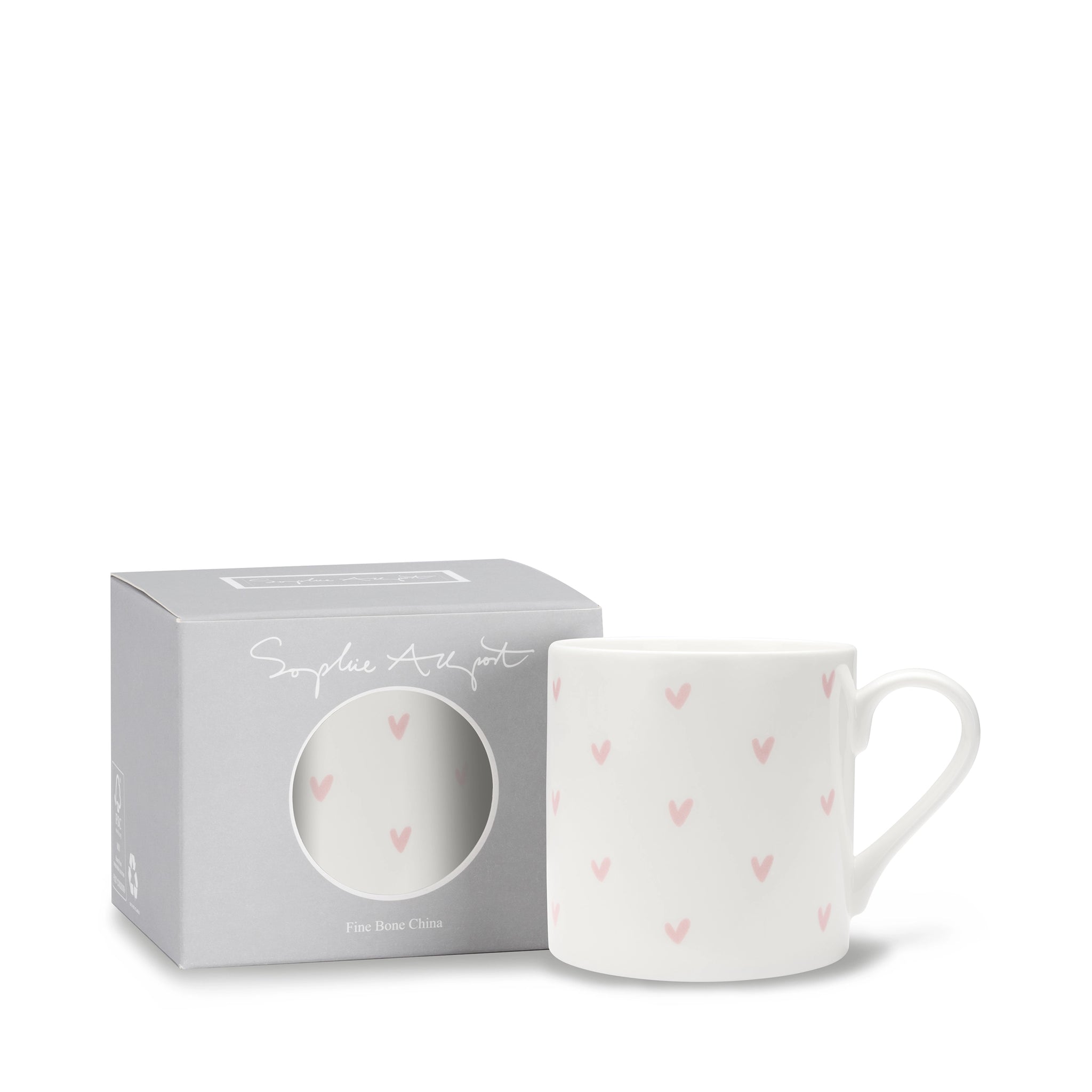 Hearts Pink Mug