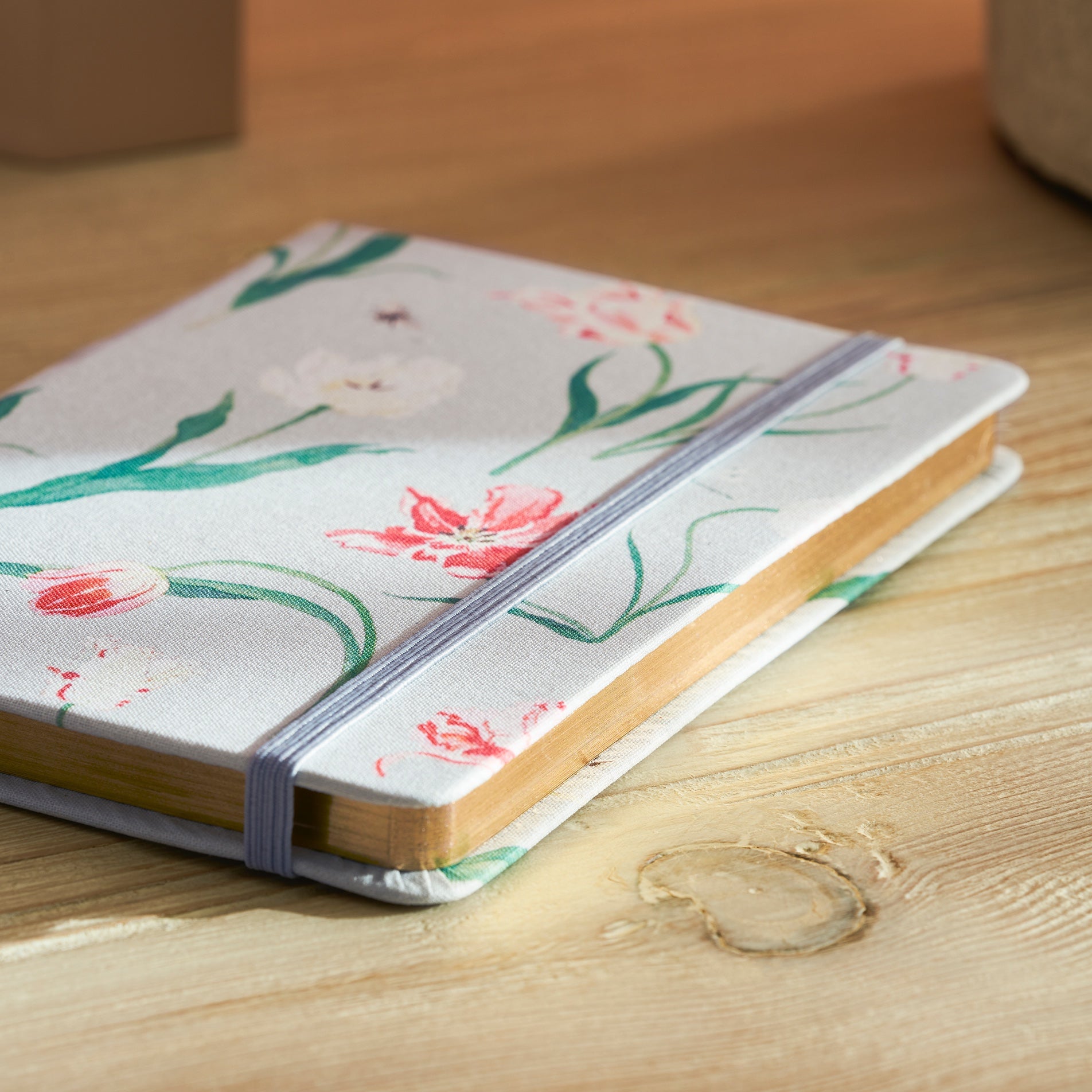 Tulips B6 Fabric Notebook