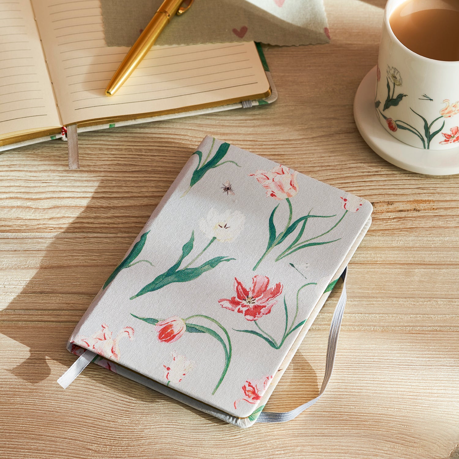 Tulips B6 Fabric Notebook by Sophie Allport