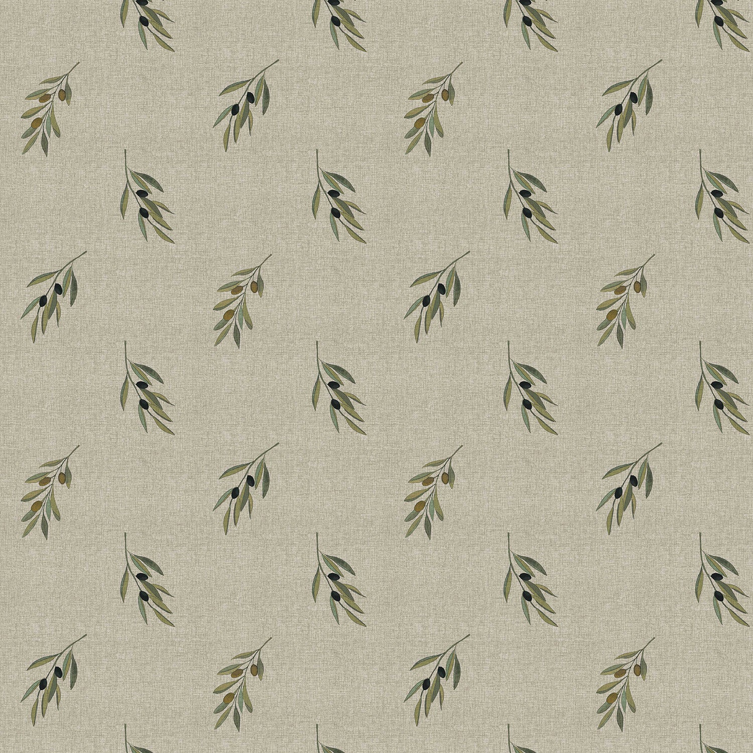 Olive Linen Look Made to Measure Roman Blind