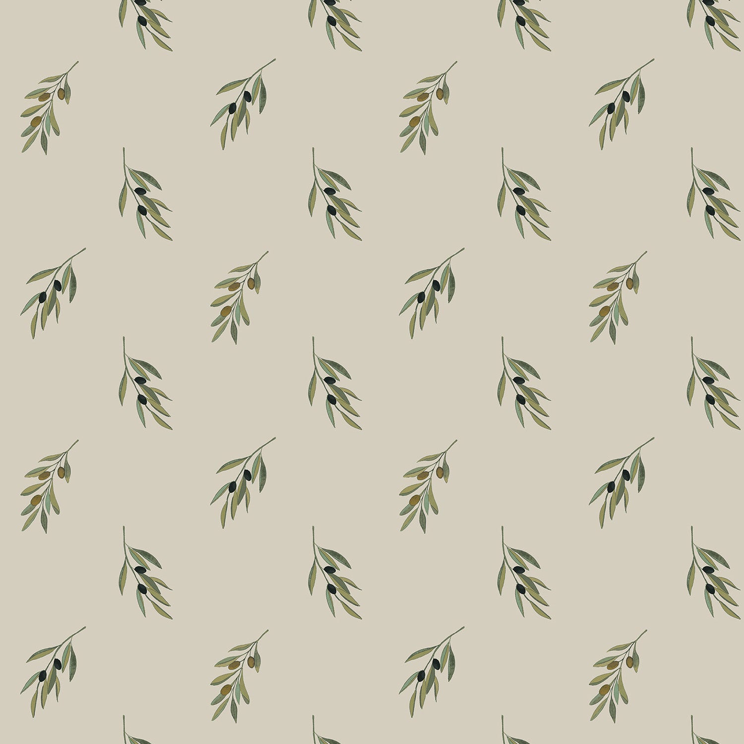 Olive Neutral Curtains/Roman Blind Sample
