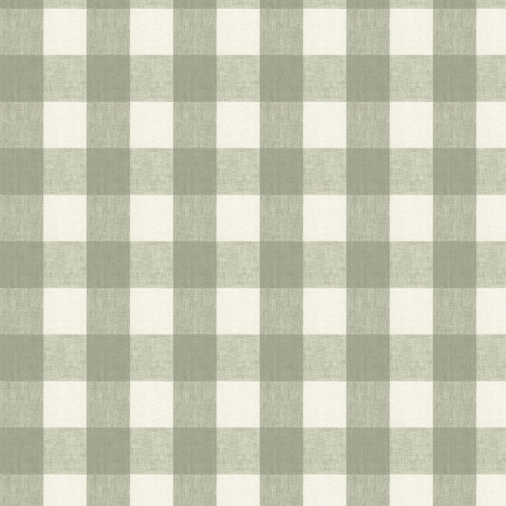 Gingham Sage Roller Blind Sample