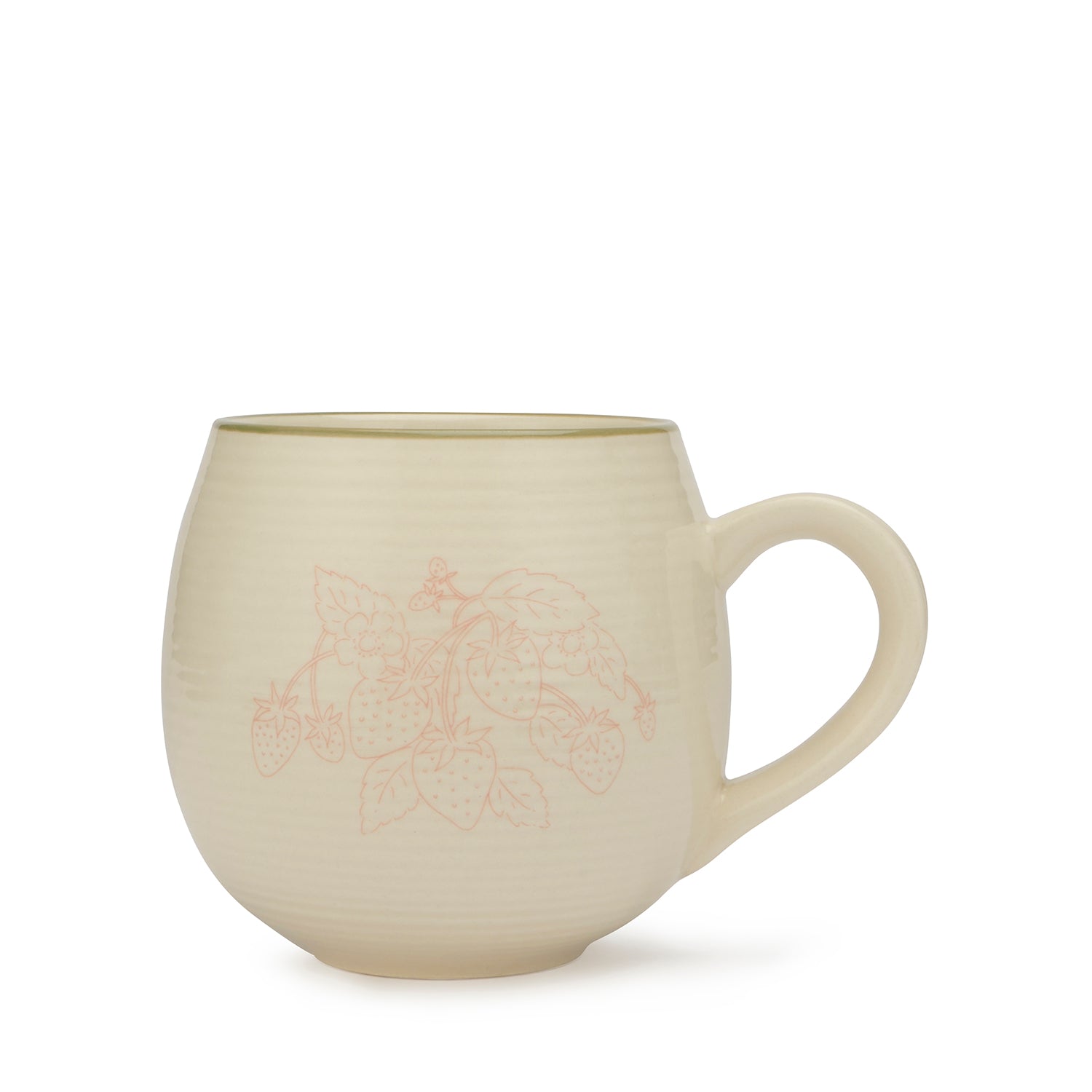 Strawberries Solo Stoneware Mug