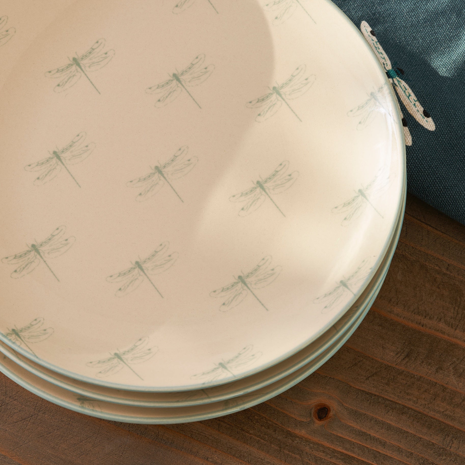 Dragonfly Stoneware Side Plate