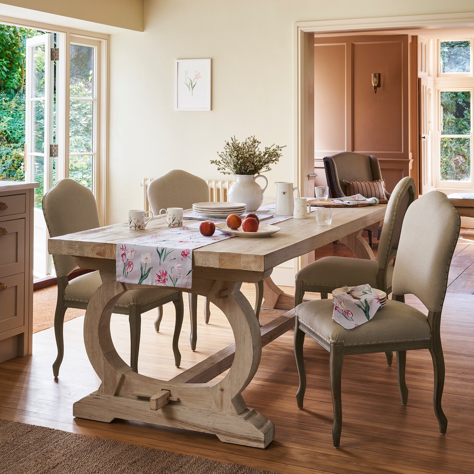 Langham Oval Leg Dining Table by Sophie Allport