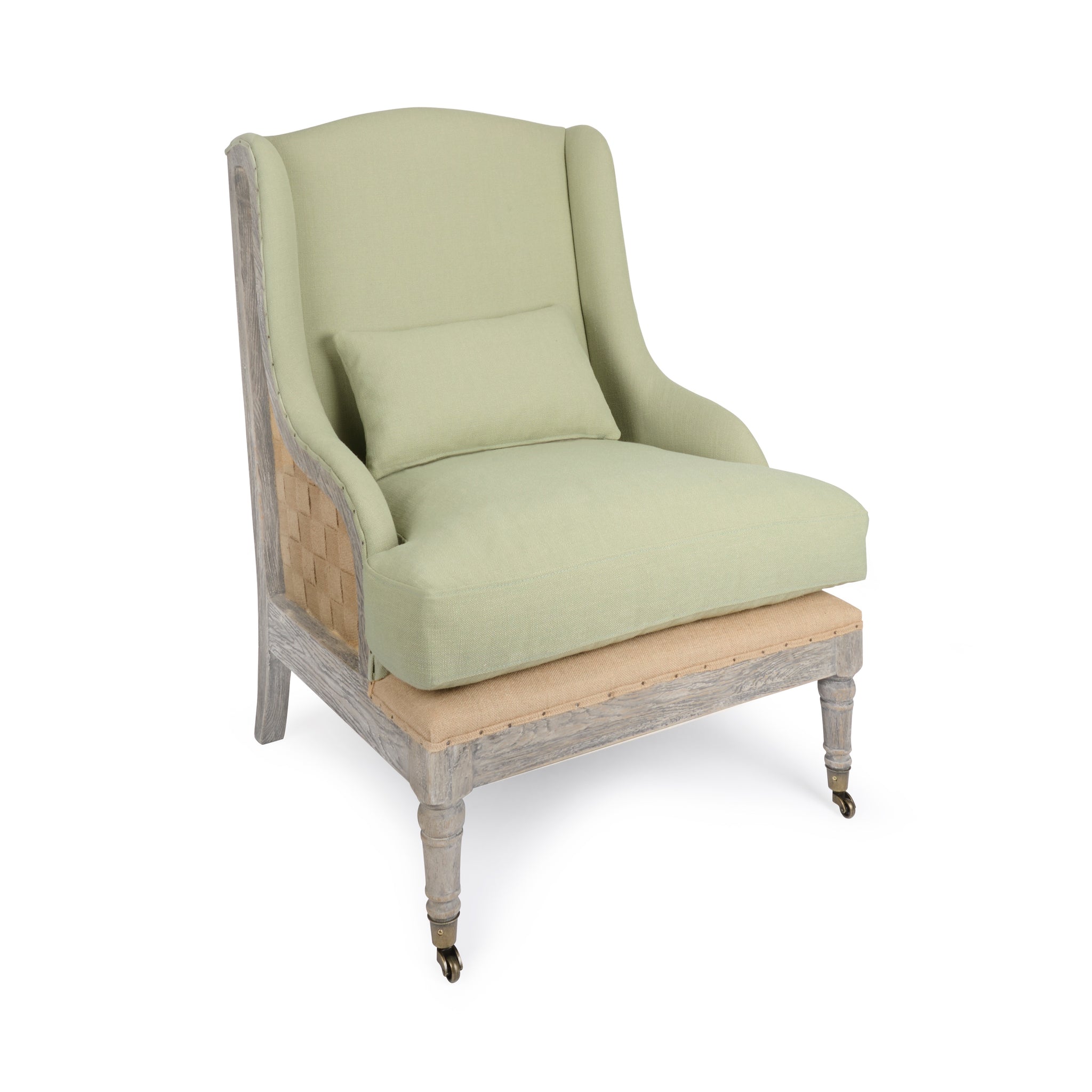 Witham Armchair - Pale Green