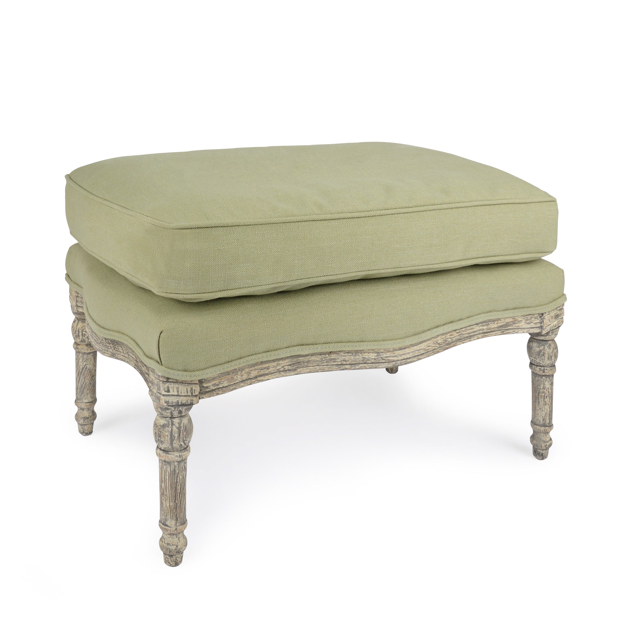 Witham Footstool - Pale Green