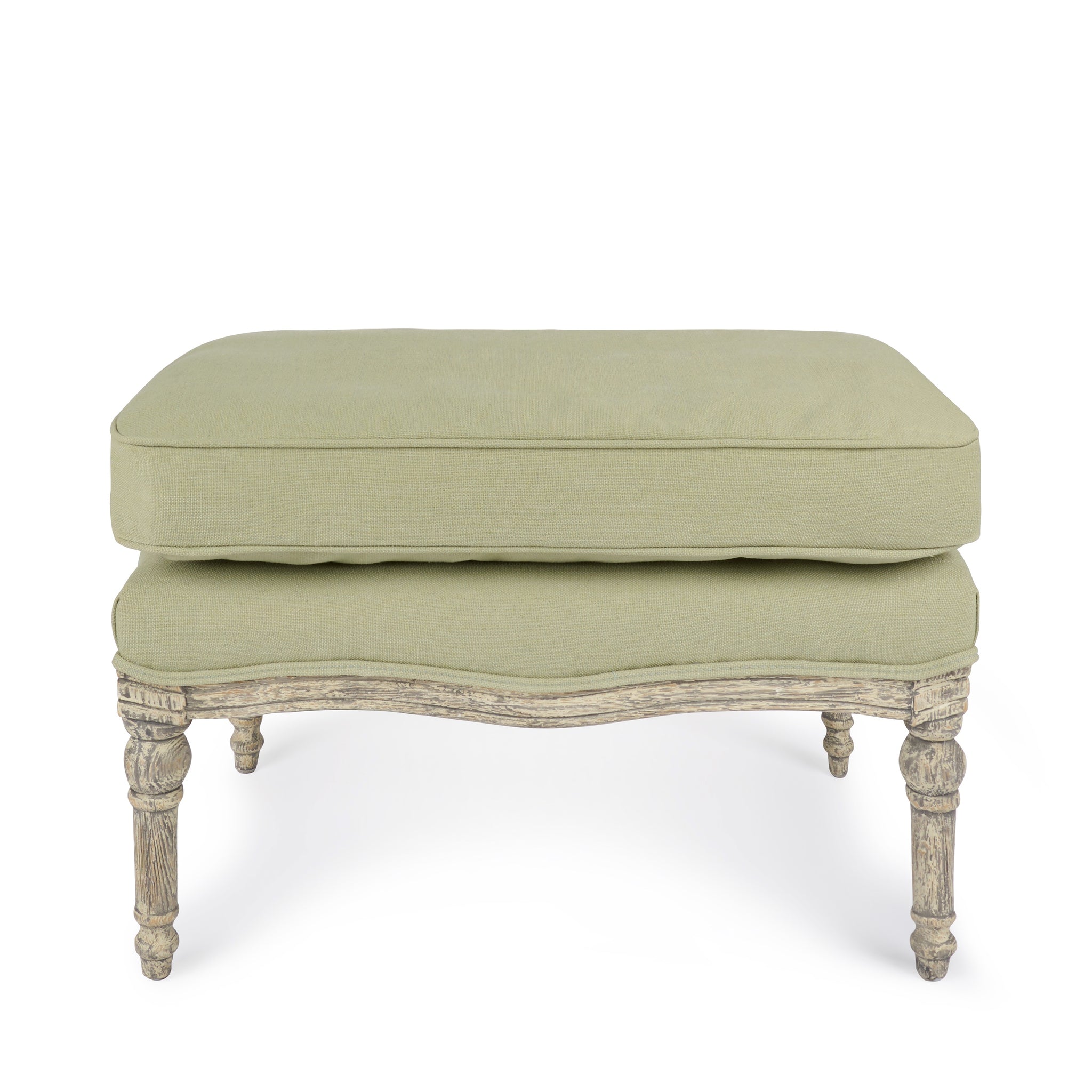 Witham Footstool - Pale Green