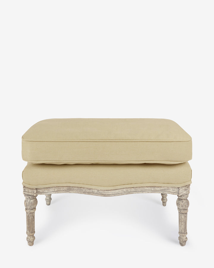 Witham Footstool - Olive Green