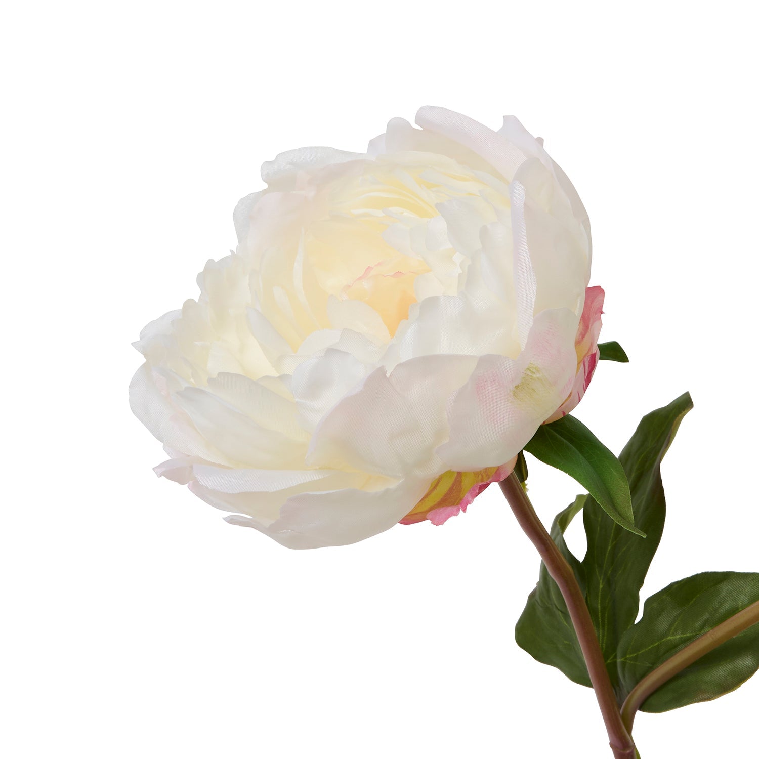 Faux white peonies by Sophie Allport petal detail