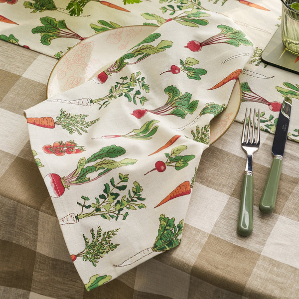 Kourtney Floral Cotton Napkins - Set Of 4 | Pottery Barn - View #7