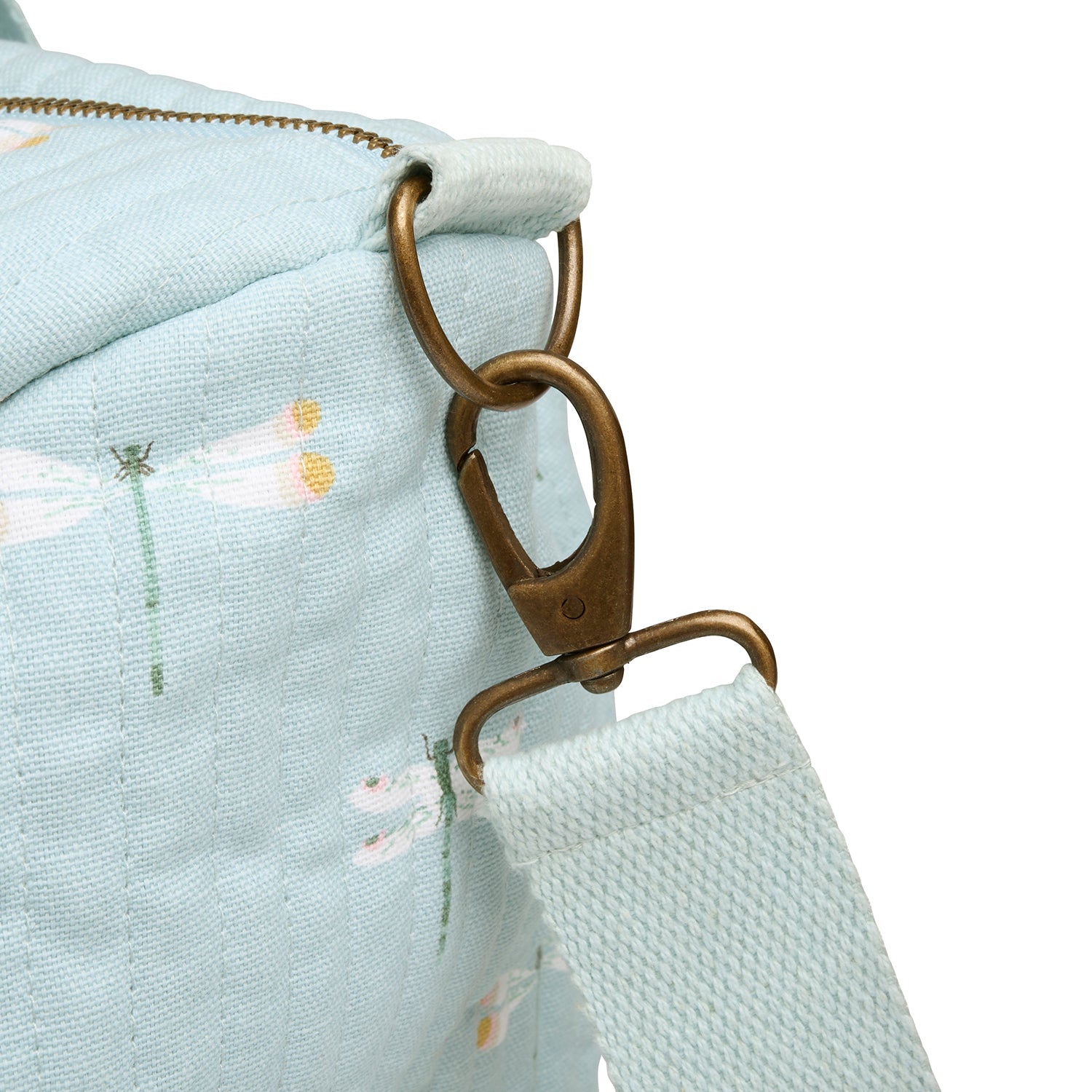 Watercolour Dragonfly Quilted Weekend Bag