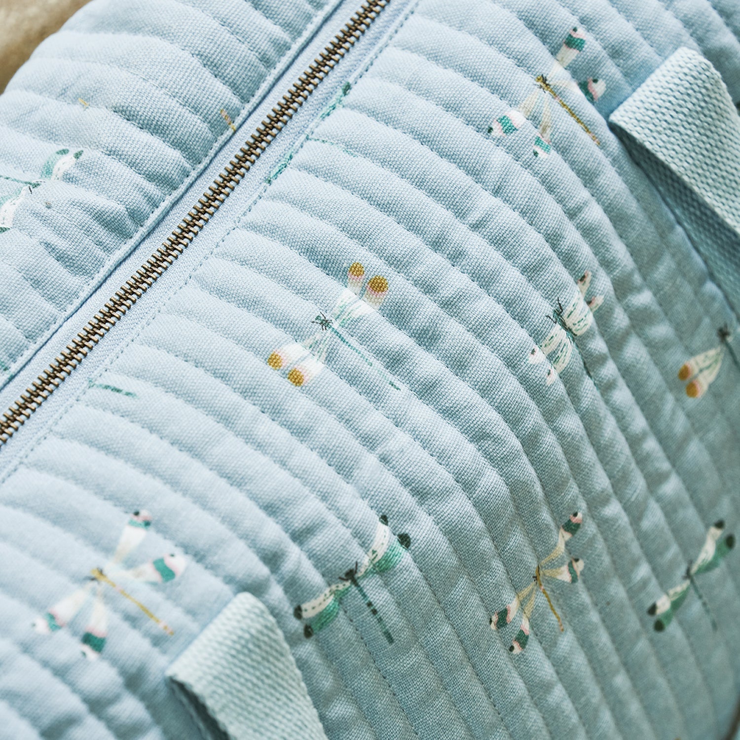 Watercolour Dragonfly Quilted Weekend Bag