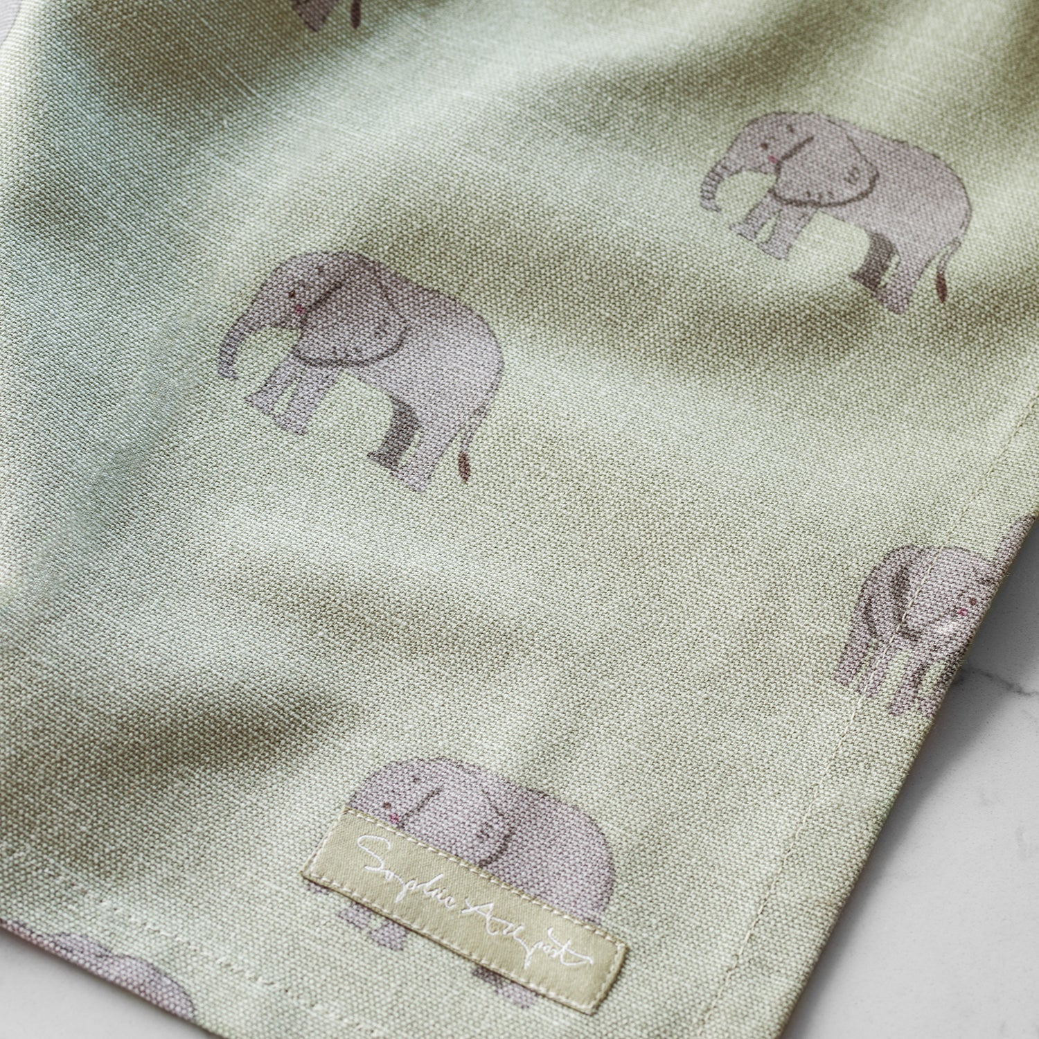 Elephant Tea Towel
