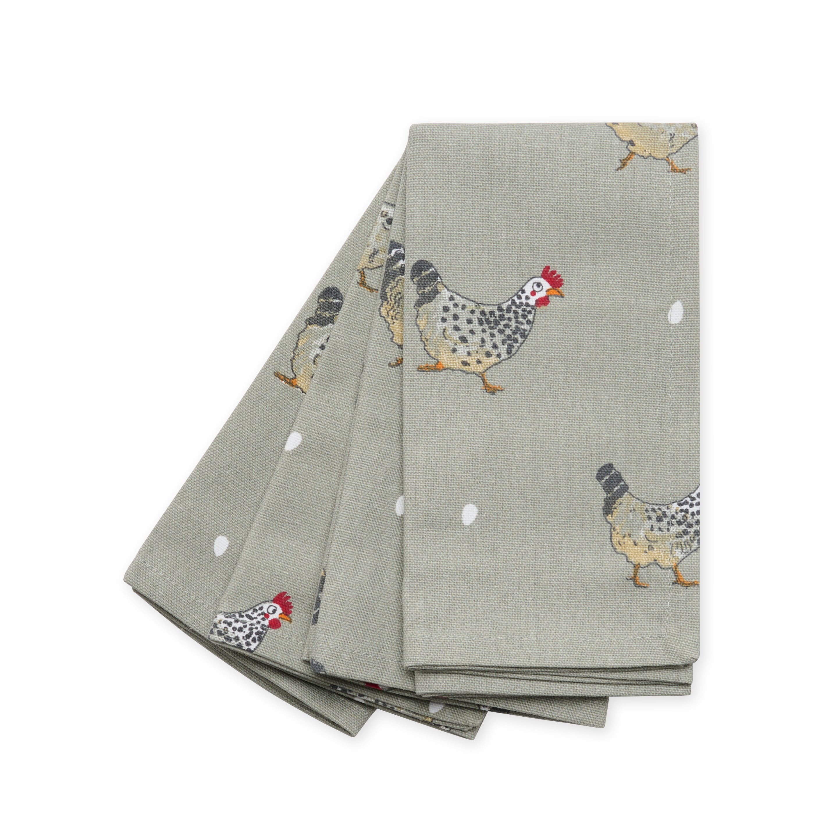 Chicken Napkins - Set of 4 by Sophie Allport