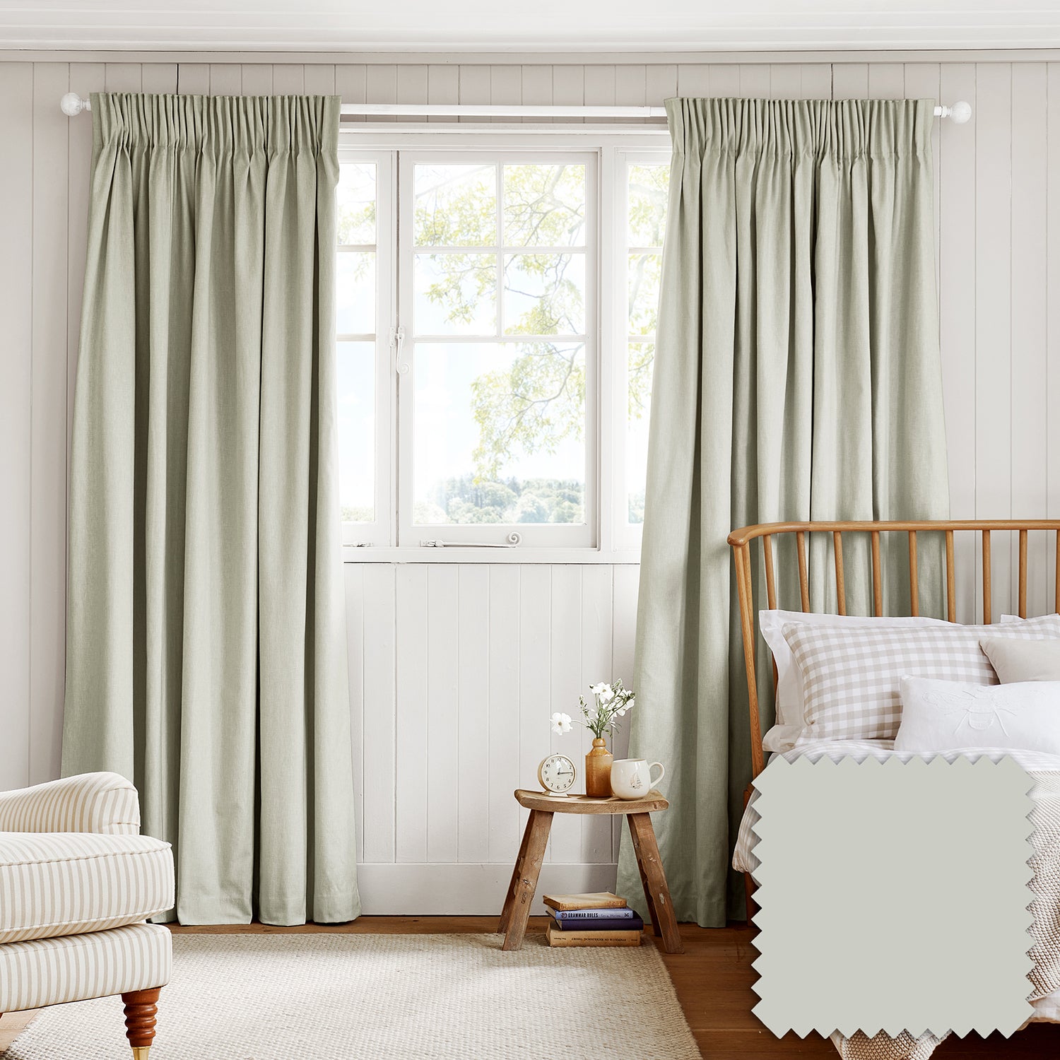 Hambleton Sage Made to Measure Curtains