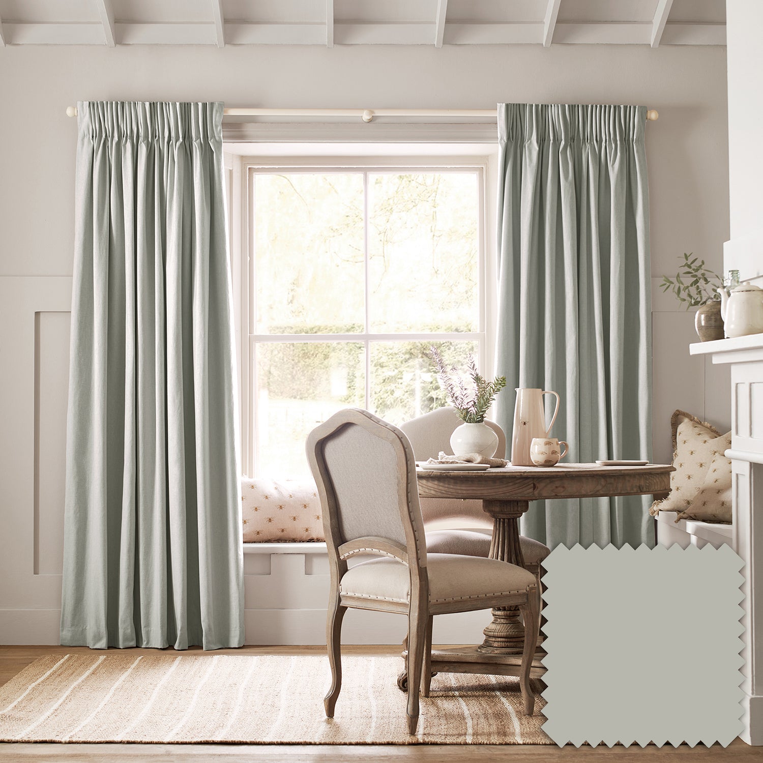Lyddington Mist Made to Measure Curtains