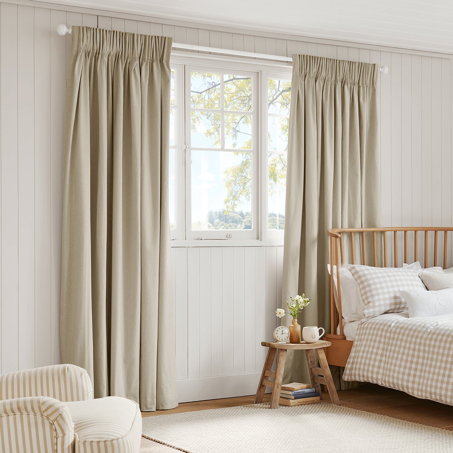 Oakham Taupe Made to Measure Curtains