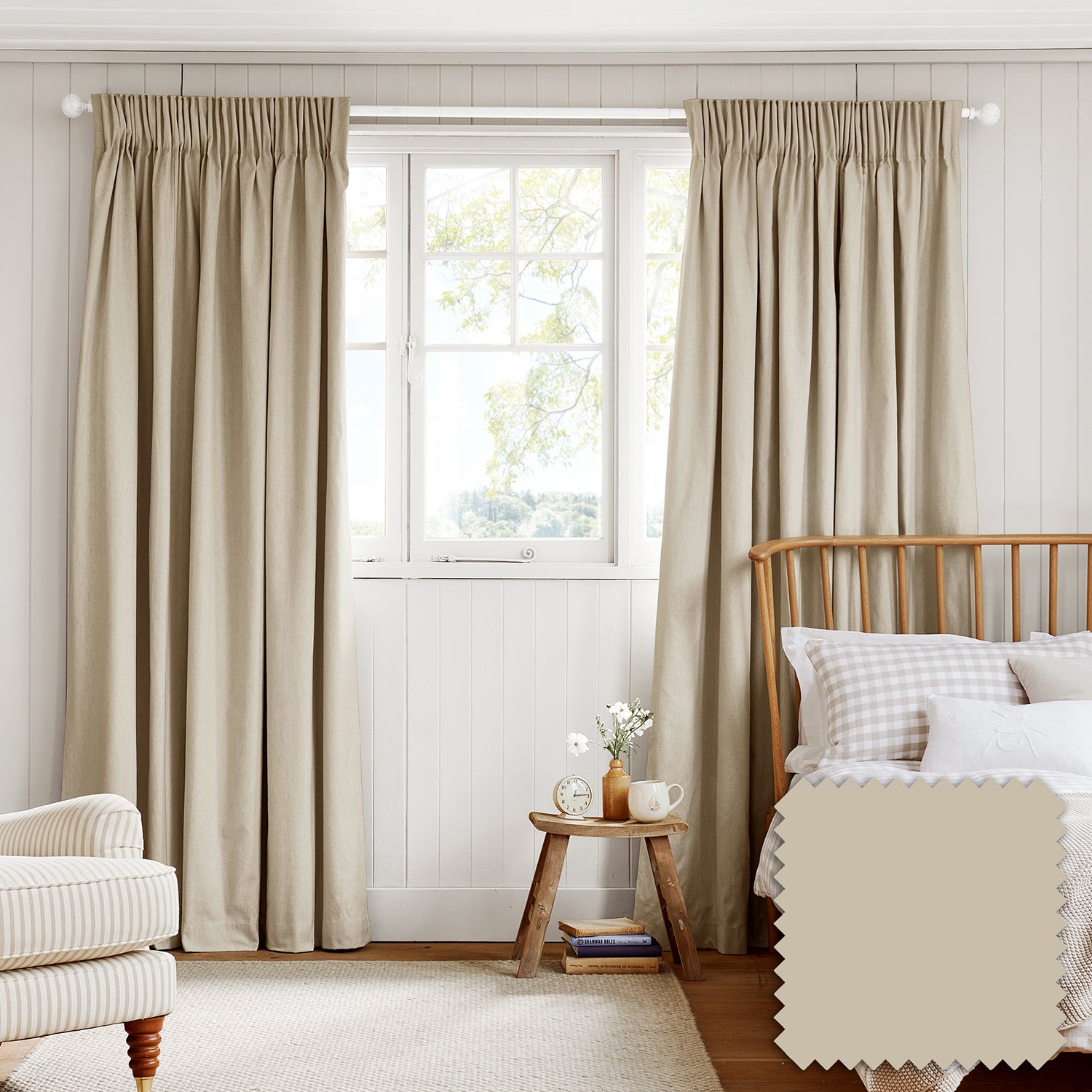 Oakham Taupe Made to Measure Curtains