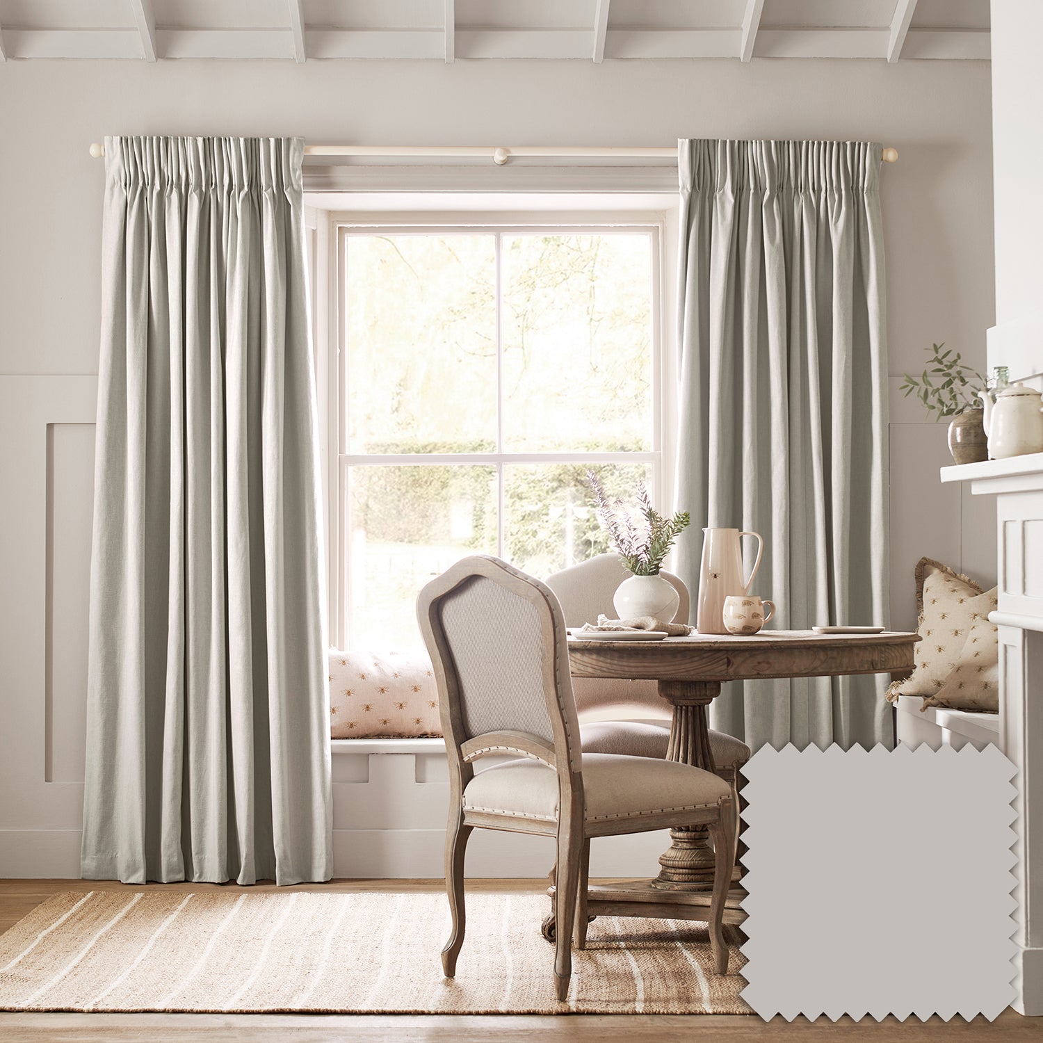 Uppingham Grey Made to Measure Curtains