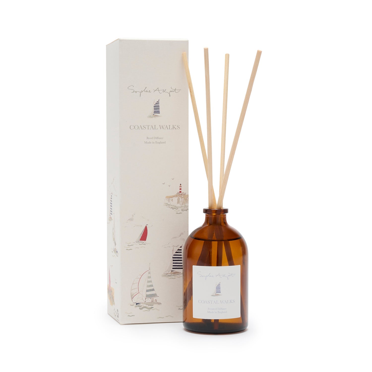 Coastal scent diffuser by Sophie Allport with box