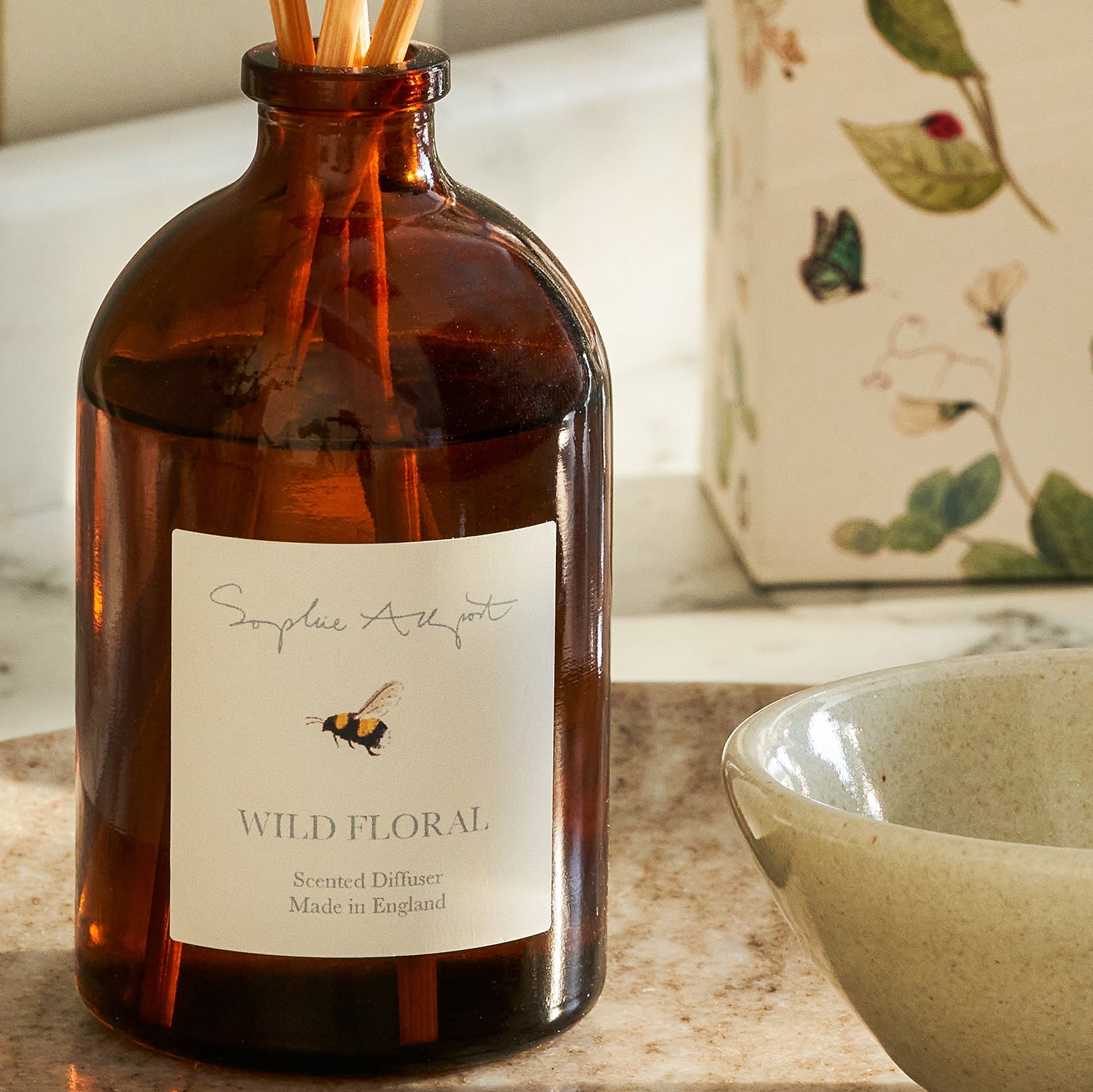 Ported Diffuser Wild Floral Diffuser by Sophie Allport