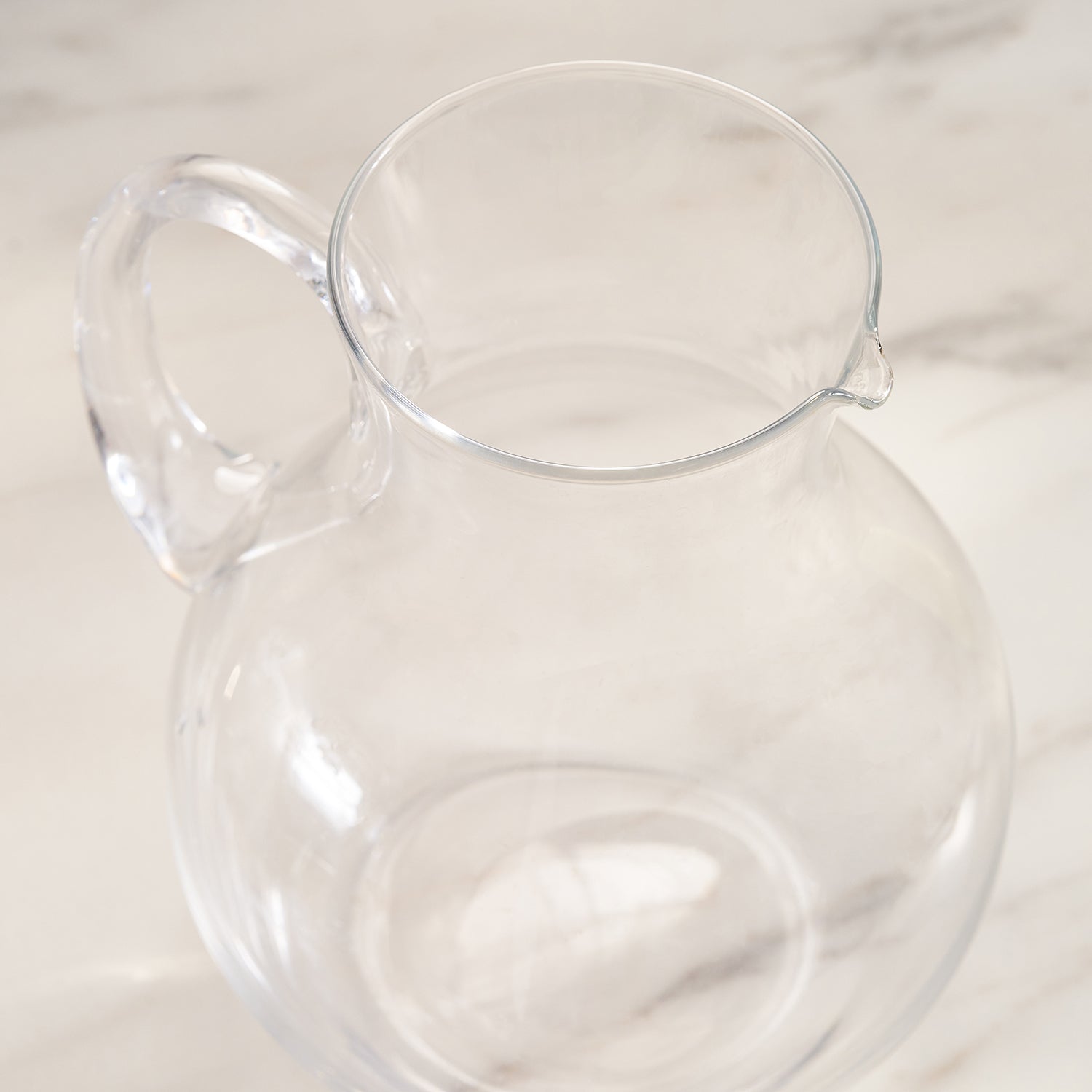 Large glass jug by Sophie Allport detail