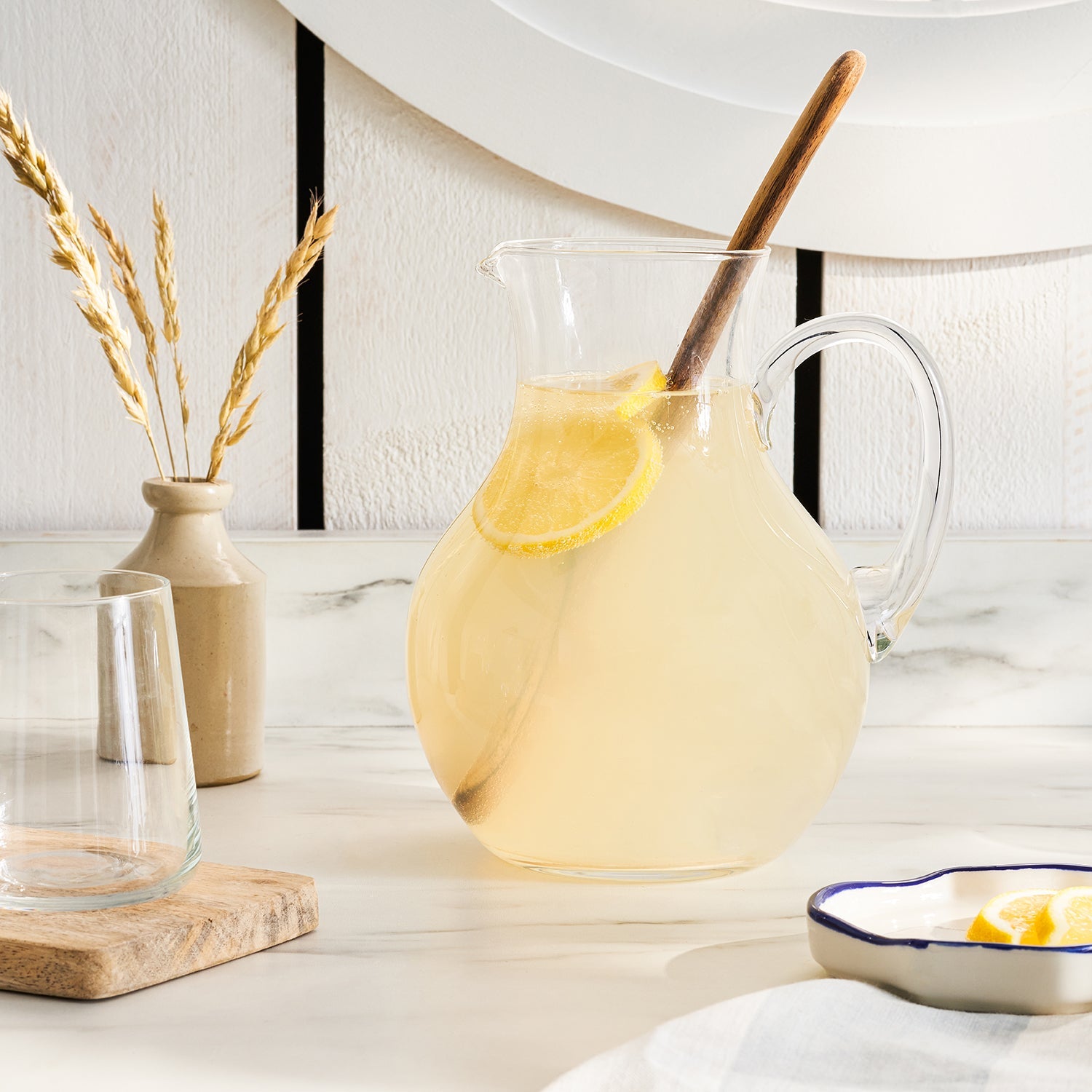 Large glass jug by Sophie Allport