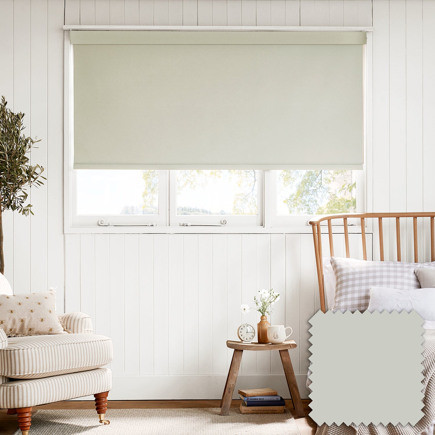 Hambleton Sage Made to Measure Roller Blind