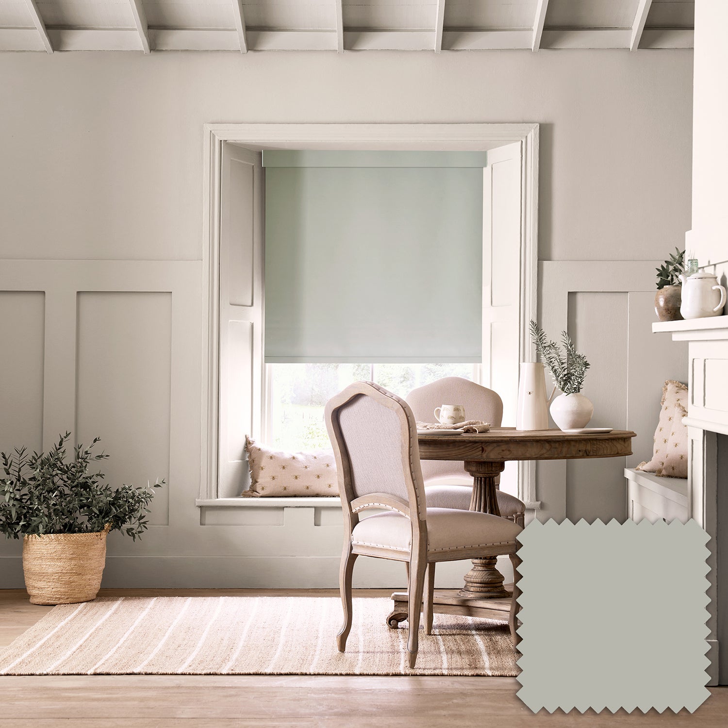 Lyddington Mist Made to Measure Roller Blind