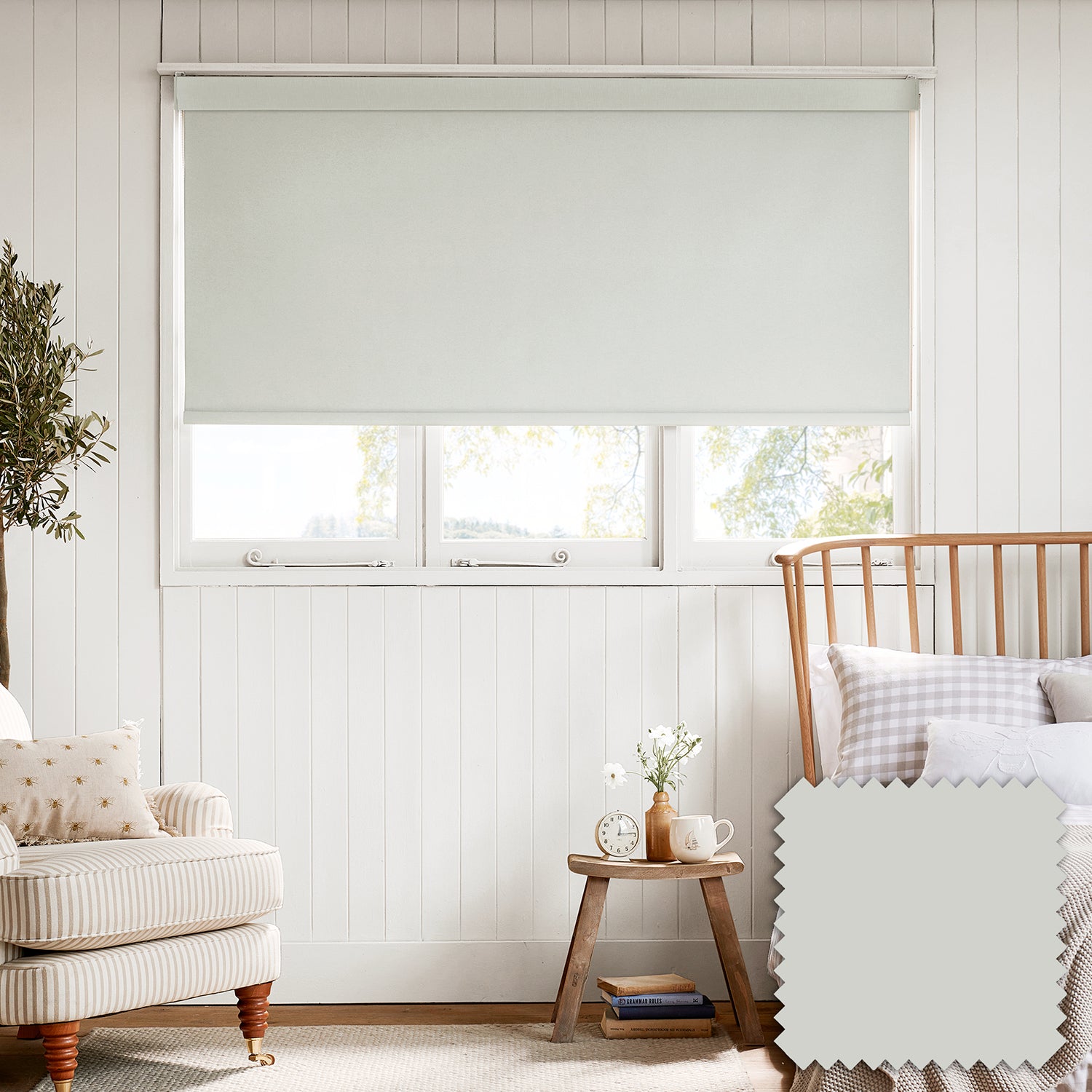 Uppingham Mint Made to Measure Roller Blind