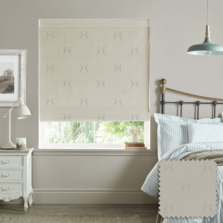 Hare Natural Made to Measure Roman Blind