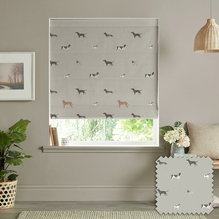 Woof Linen Made to Measure Roman Blind