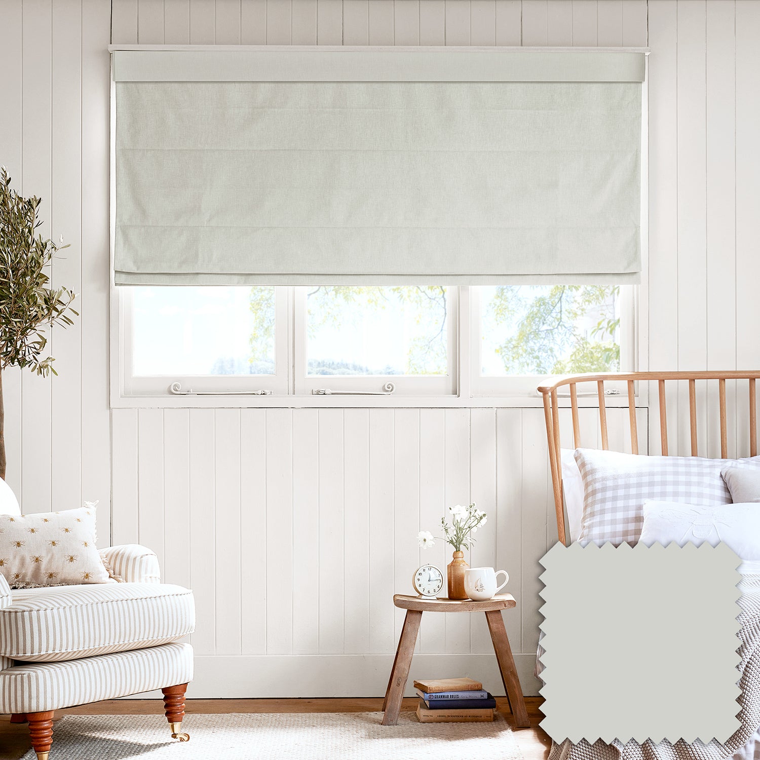 Uppingham Mint Made to Measure Roman Blind