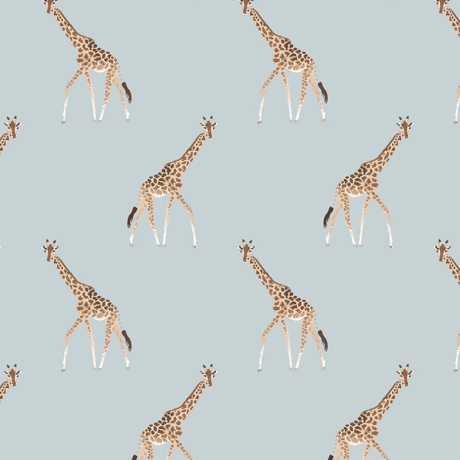 Giraffe Duck Egg Made to Measure Roller Blind